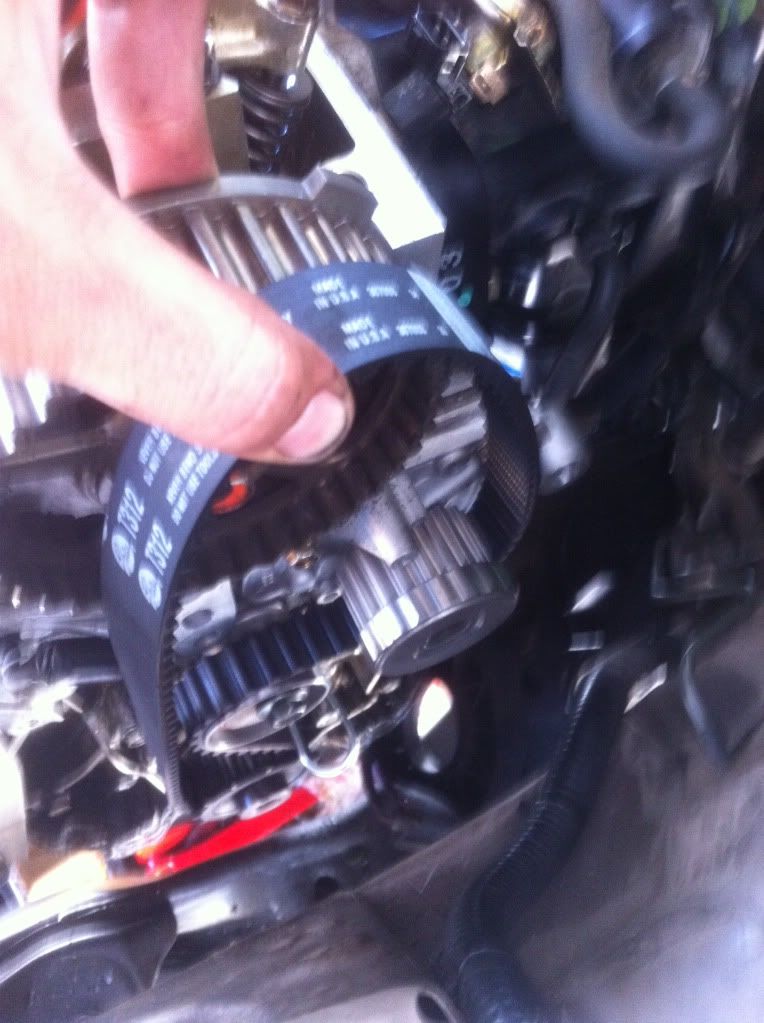 Replacement Timing Belt hard to get On...What Do? HondaTech Honda